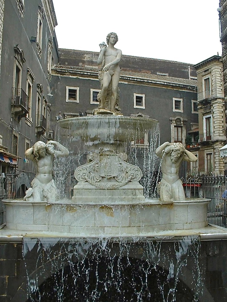 Fountain in Catania, Sicily