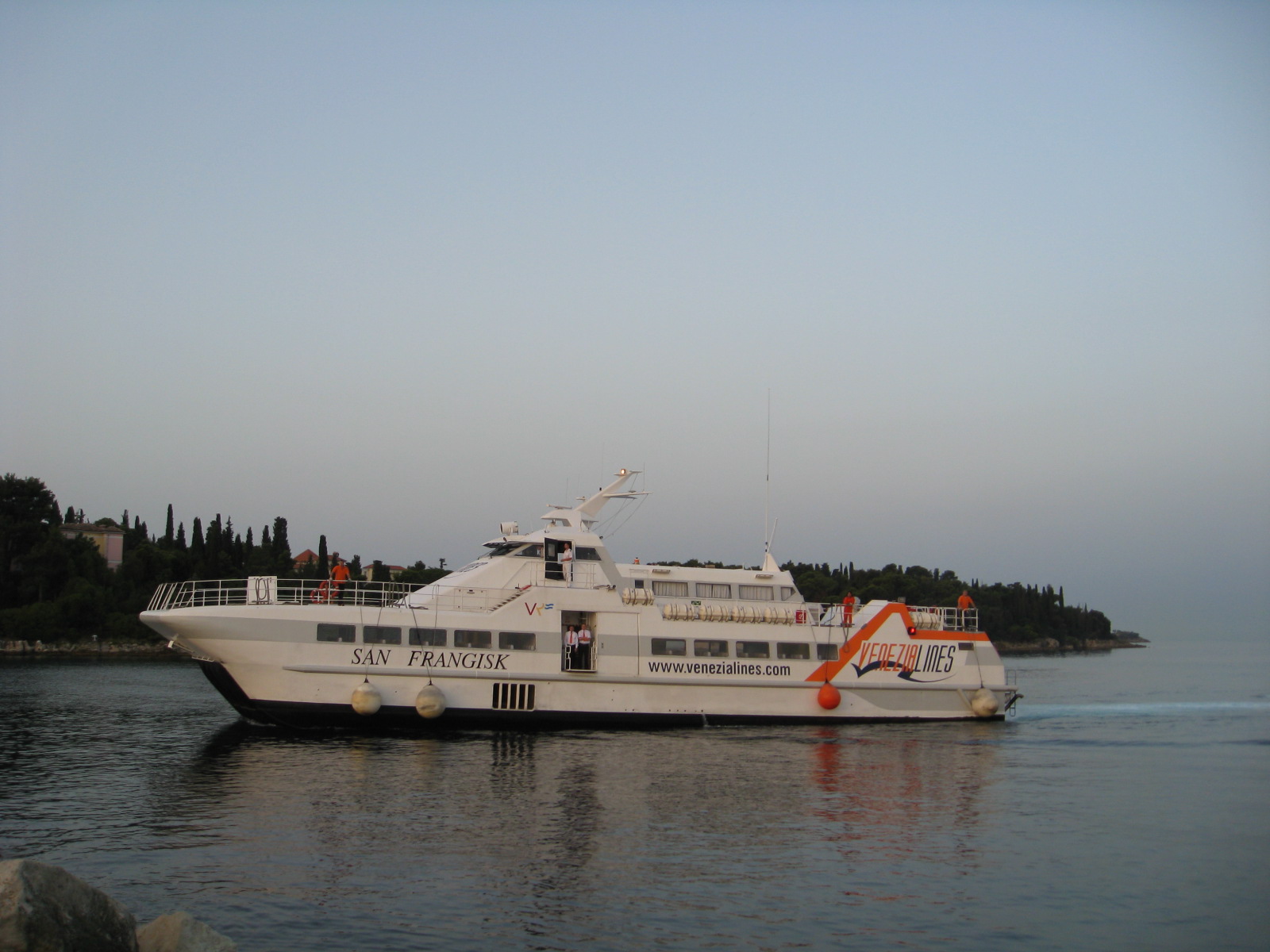 Ferry from Rovinj to Venice